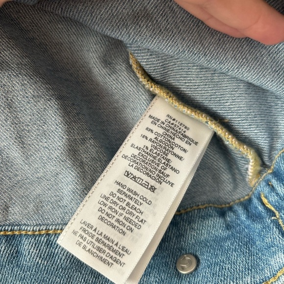 NWT True Religions‎ women's jean jacket size L - Picture 8 of 11